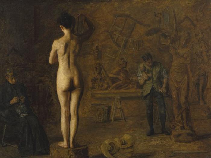 Thomas Eakins William Rush Carving His Allegorical Figure of the Schuylkill River